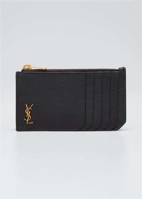 ysl zip wallet review|ysl monogram wallet price.